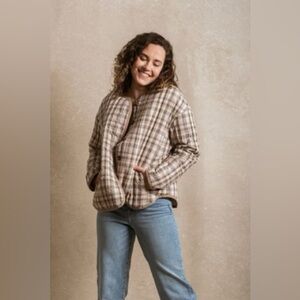 Neuflora Fort Worth Plaid Button-Up Jacket